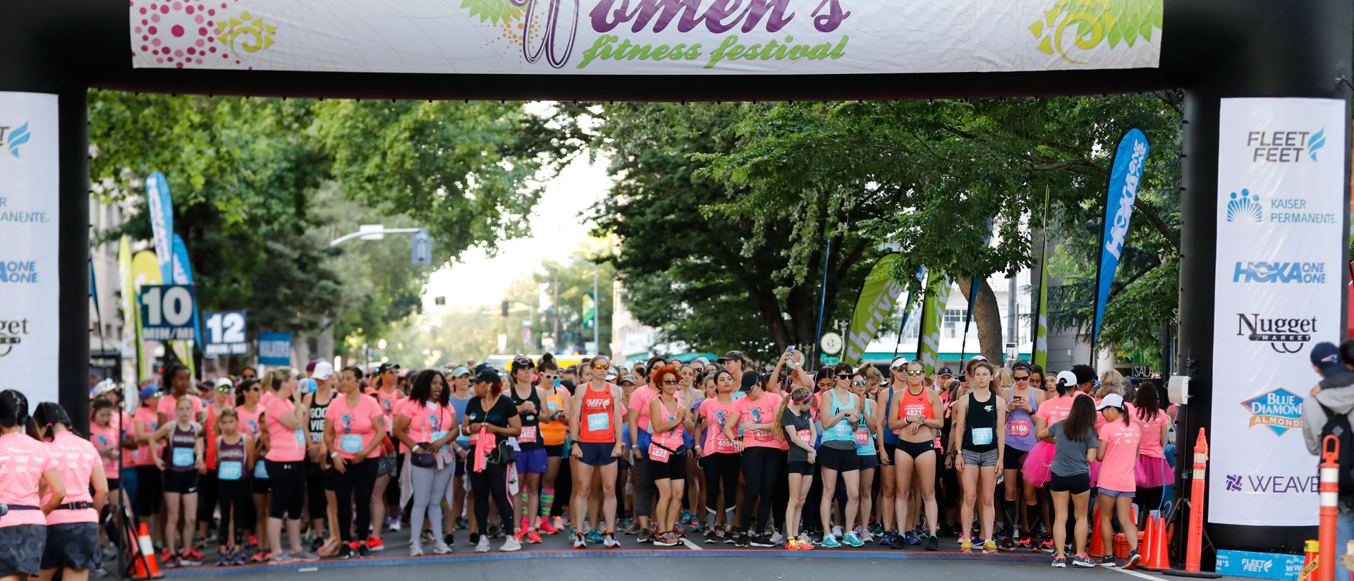 Runners on the start line